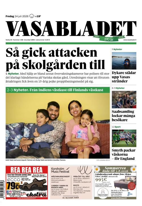 Vasabladet 24.7.2026