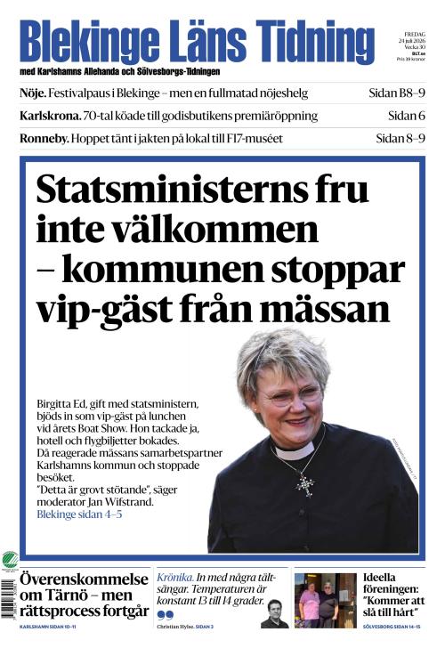 Blekinge Läns Tidning 24.7.2026