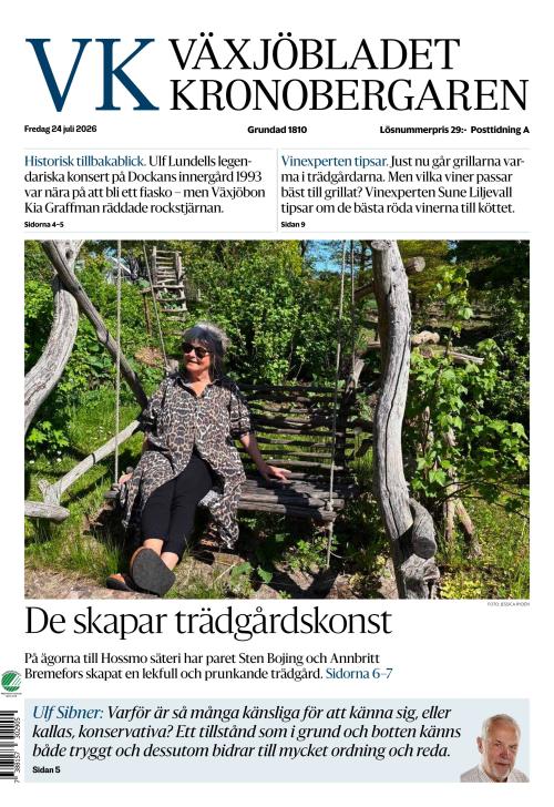 Växjöbladet Kronobergaren 24.7.2026