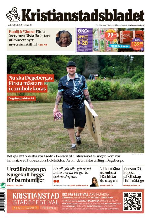 Kristianstadsbladet 24.7.2026