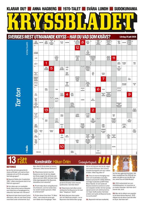 Aftonbladet Lördag 25.7.2026