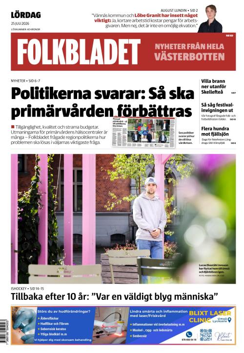 Folkbladet (Västerbotten) (SE) 25.7.2026