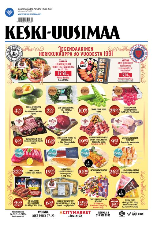 Keski-Uusimaa 25.7.2026