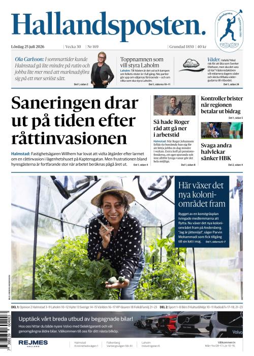 Hallandsposten 25.7.2026