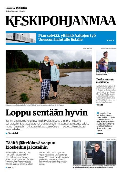 Keskipohjanmaa 25.7.2026