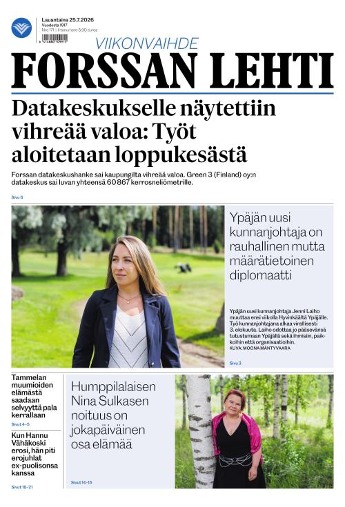 Forssan Lehti 25.7.2026