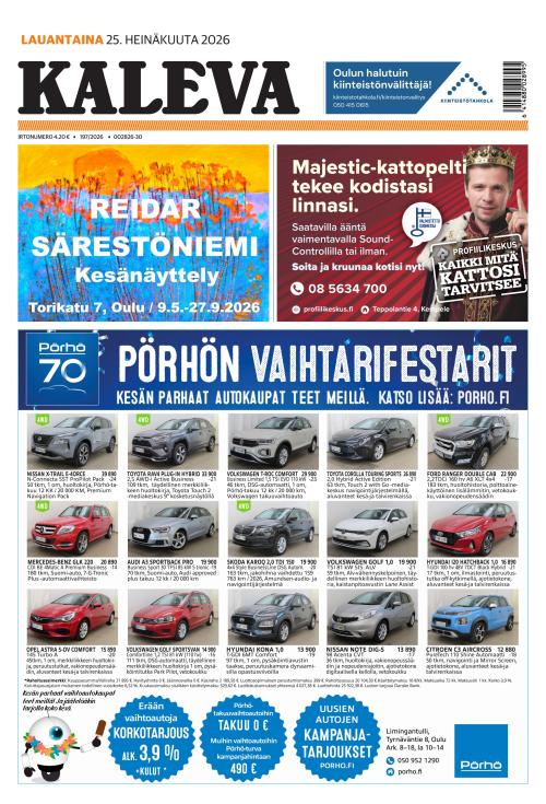 Kaleva 25.7.2026