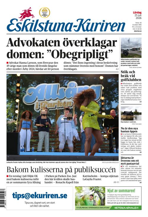 Eskilstuna-Kuriren 25.7.2026