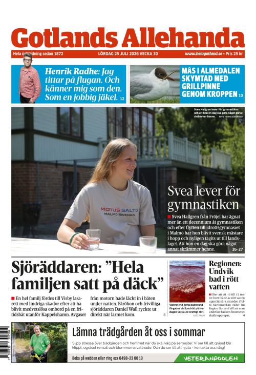 Gotlands Allehanda 25.7.2026