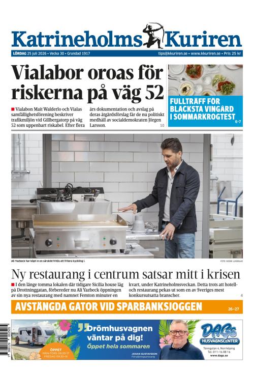 Katrineholms-Kuriren 25.7.2026