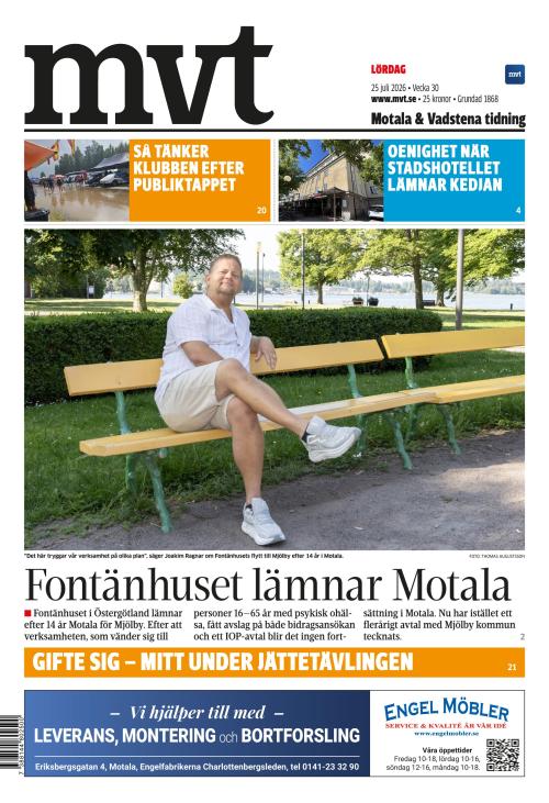 Motala Vadstena Tidning 25.7.2026