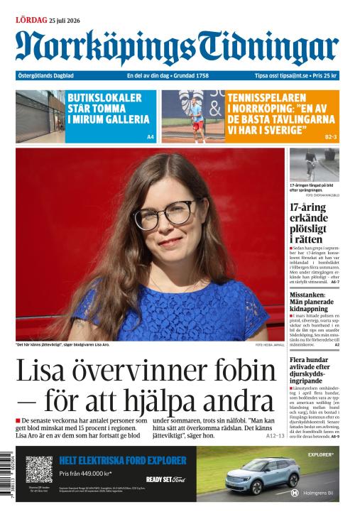 Norrköpings Tidningar 25.7.2026