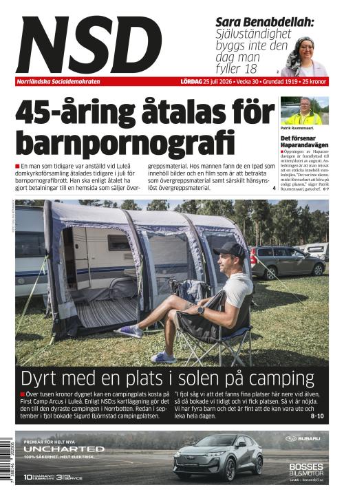 Norrländska Socialdemokraten 25.7.2026