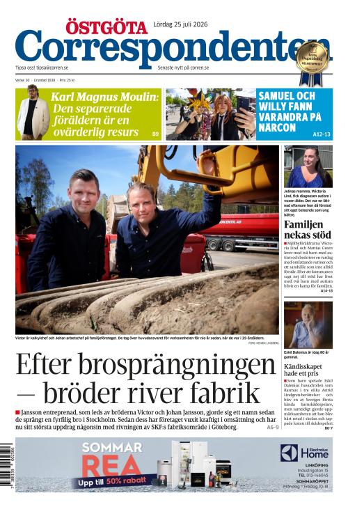 Östgöta Correspondenten 25.7.2026