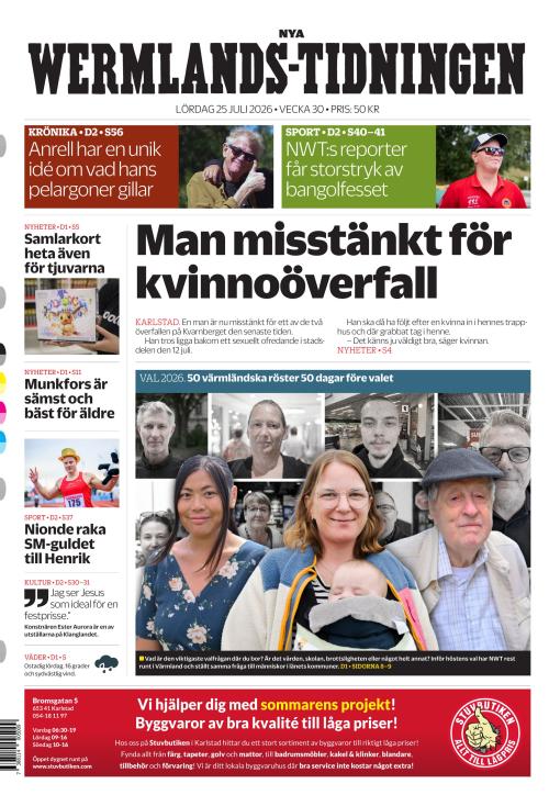Nya Wermlands-Tidningen 25.7.2026