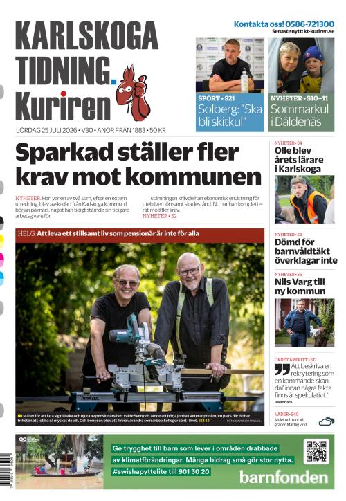 Karlskoga Tidning-Kuriren 25.7.2026