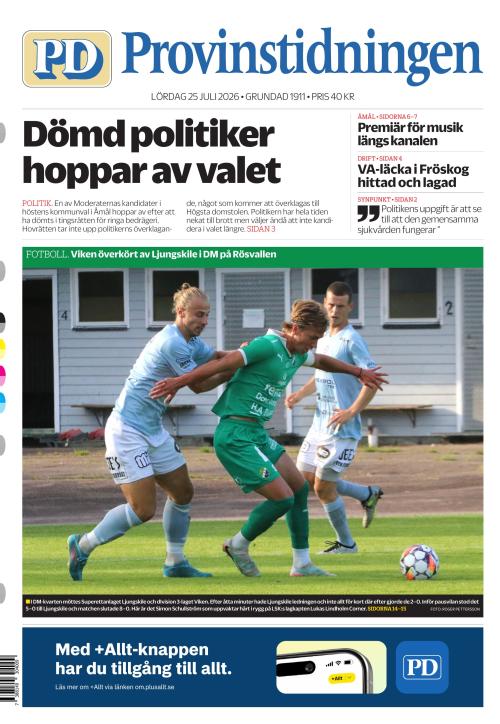 Provinstidningen Dalsland 25.7.2026