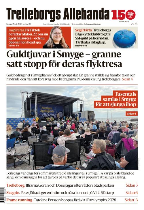 Trelleborgs Allehanda 25.7.2026