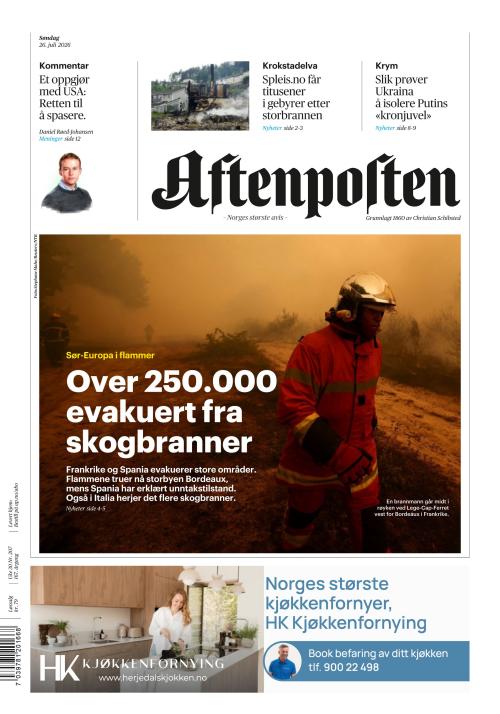 Aftenposten 26.7.2026