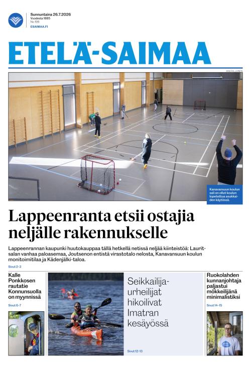 Etelä-Saimaa 26.7.2026