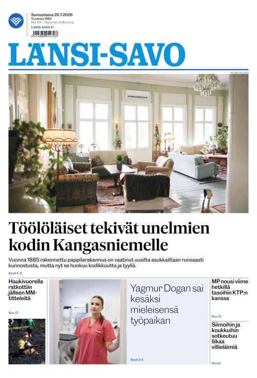 Länsi-Savo 26.7.2026