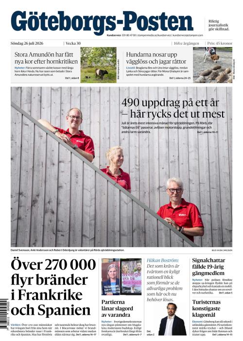 Göteborgs-Posten 26.7.2026
