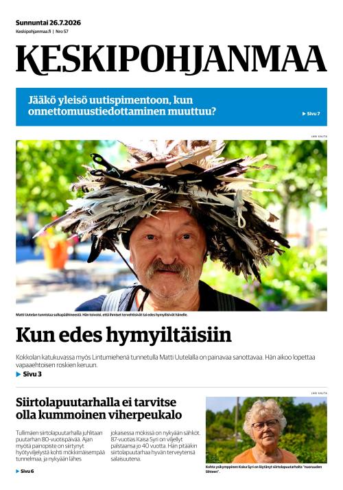 Keskipohjanmaa 26.7.2026