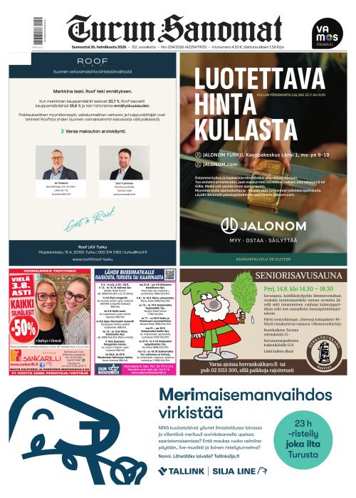 Turun Sanomat 26.7.2026
