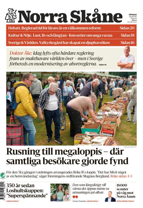 Norra Skåne 26.7.2026