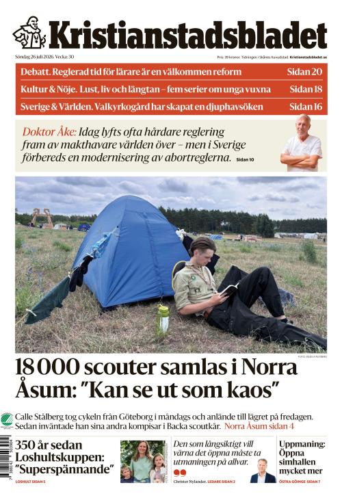Kristianstadsbladet 26.7.2026