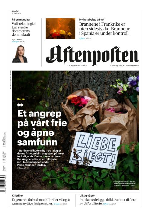 Aftenposten 27.7.2026
