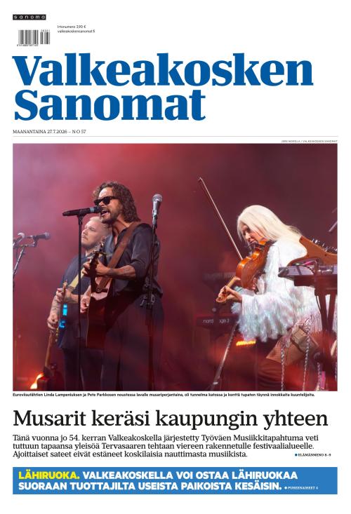 Valkeakosken Sanomat 27.7.2026