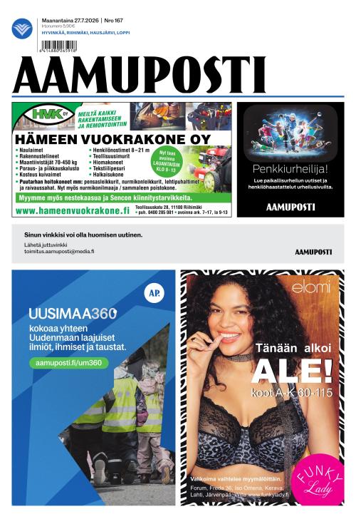 Aamuposti 27.7.2026