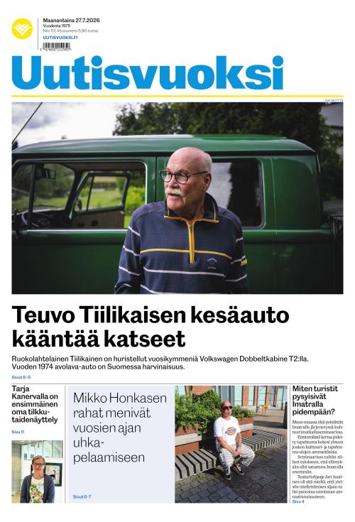 Uutisvuoksi 27.7.2026
