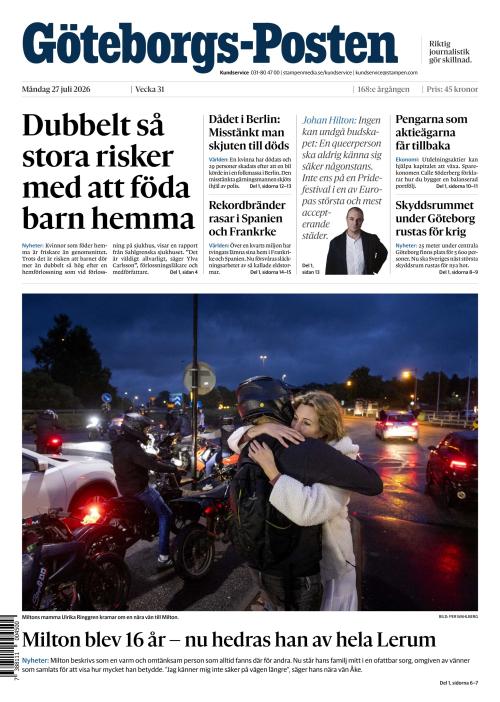 Göteborgs-Posten 27.7.2026