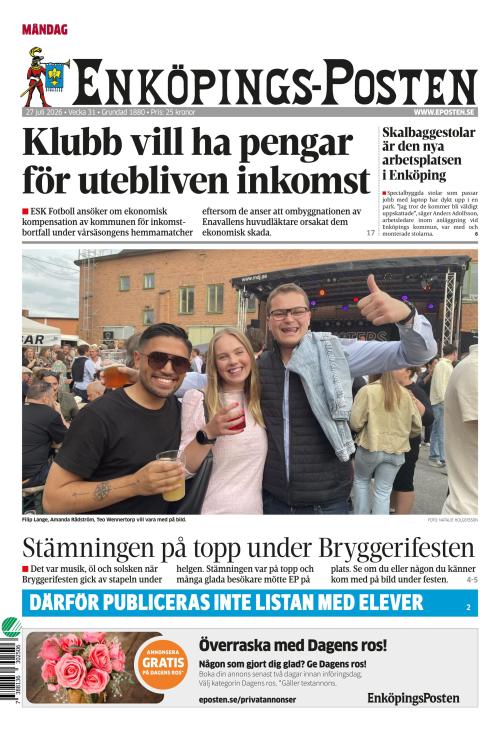 Enköpings-Posten 27.7.2026