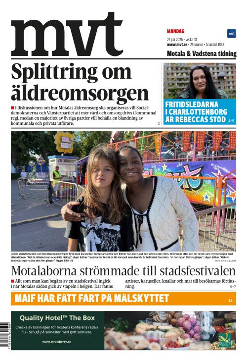 Motala Vadstena Tidning 27.7.2026
