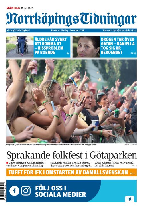 Norrköpings Tidningar 27.7.2026