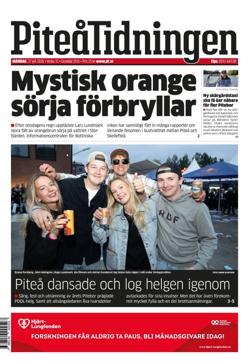 Piteå-Tidningen 27.7.2026