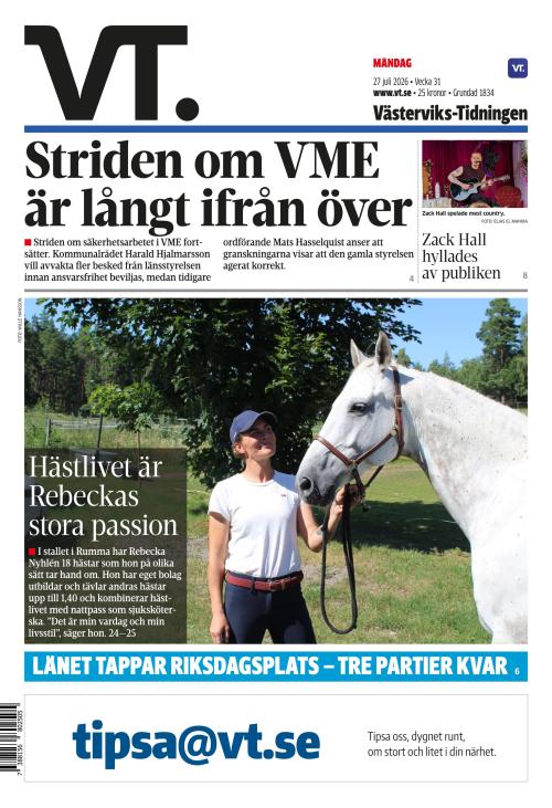 Västerviks-Tidningen 27.7.2026