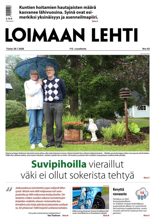Loimaan Lehti 28.7.2026