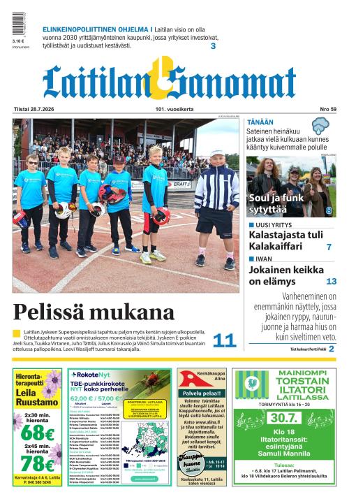 Laitilan Sanomat 28.7.2026