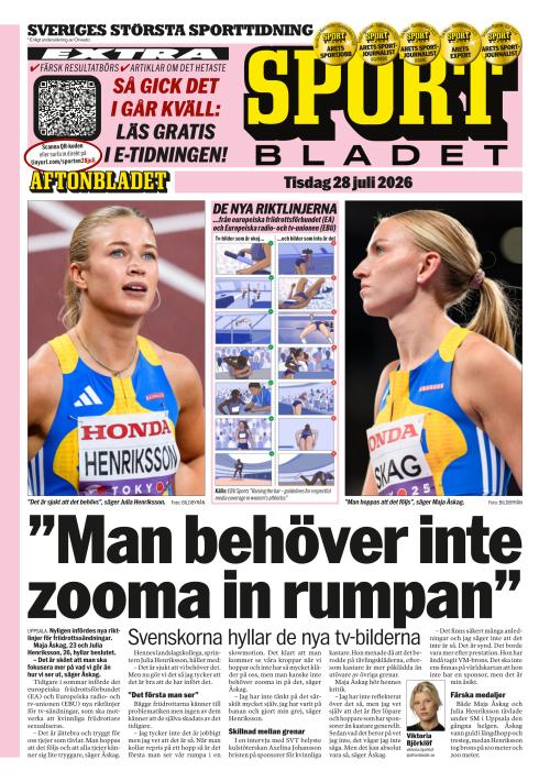 Aftonbladet Sportbladet 28.7.2026