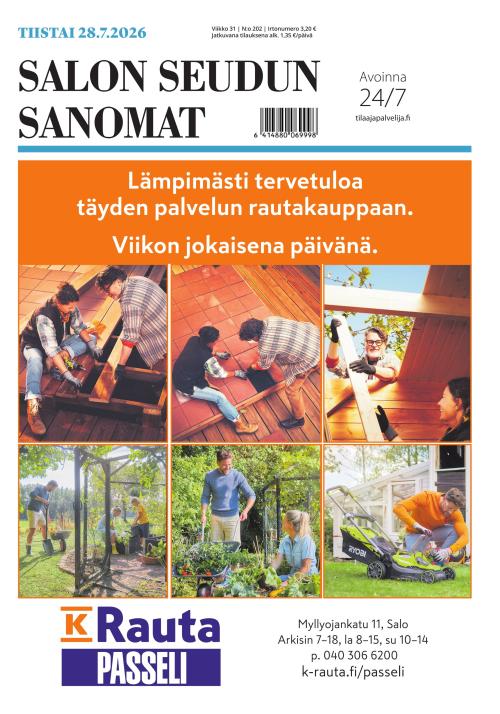 Salon Seudun Sanomat 28.7.2026