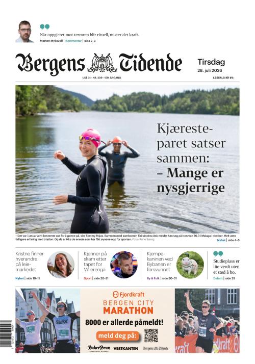 Bergens Tidende 28.7.2026
