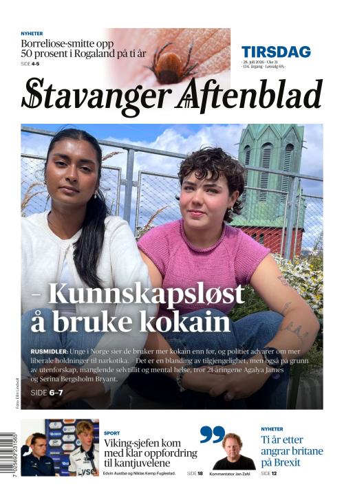 Stavanger Aftenblad 28.7.2026