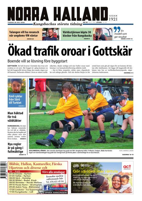 Norra Halland 28.7.2026