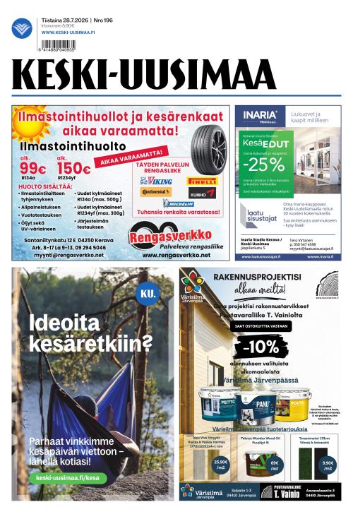 Keski-Uusimaa 28.7.2026
