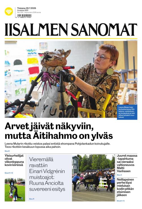Iisalmen Sanomat 28.7.2026