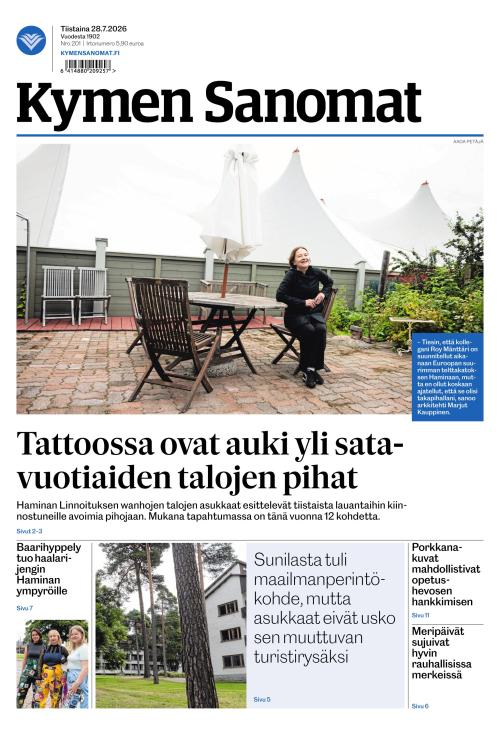 Kymen Sanomat 28.7.2026